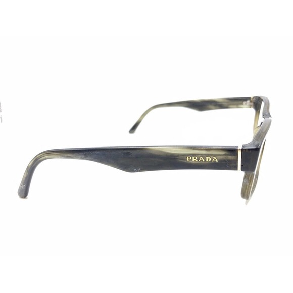 Prada VPR 16M 0AQ-1O1 Translucent Olive Green Eyeglasses Frames 53-16 140 Italy - Picture 4 of 12